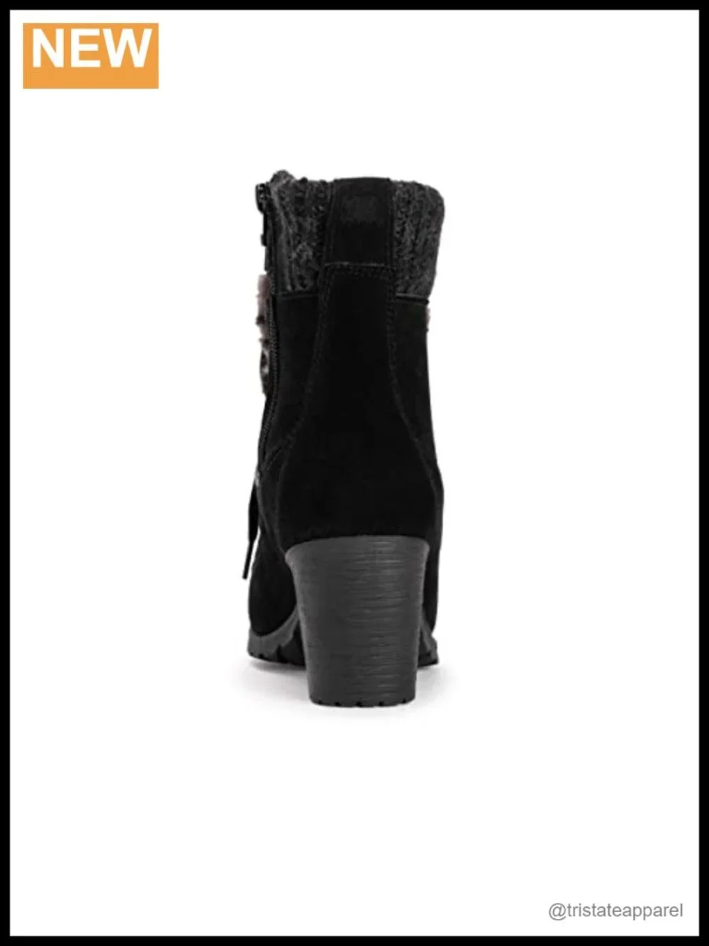 Women's Faux Suede Mid-Calf Boots with Faux Fur and Memory Foam